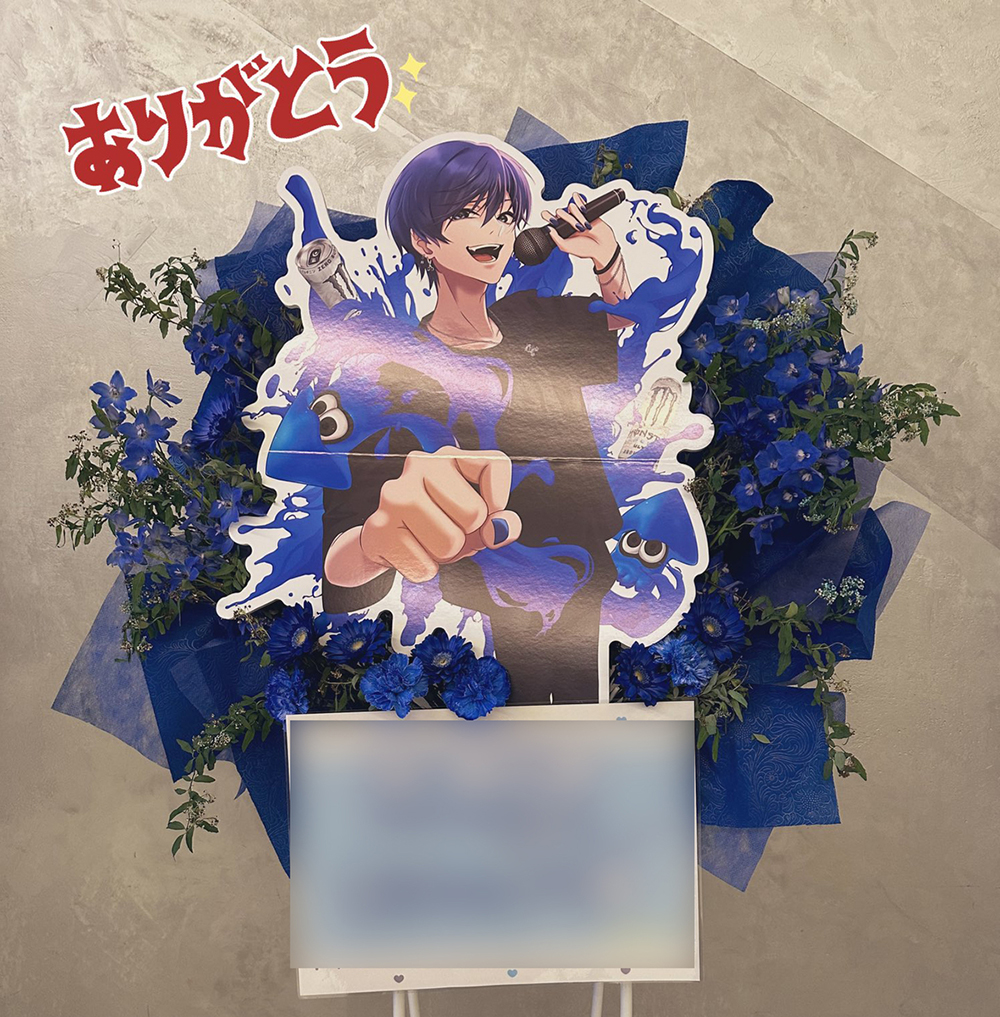 歌い手ライブ フラスタ用イラスト