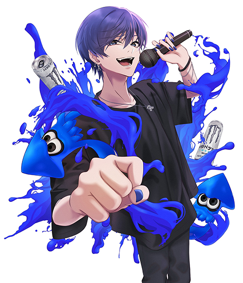 歌い手ライブ フラスタ用イラスト
